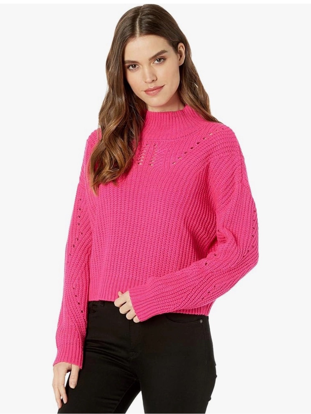 [BLANKNYC] Pink Cadillac Bellamy Spring/ Summer Sweater Sz S Style 57UJ4085